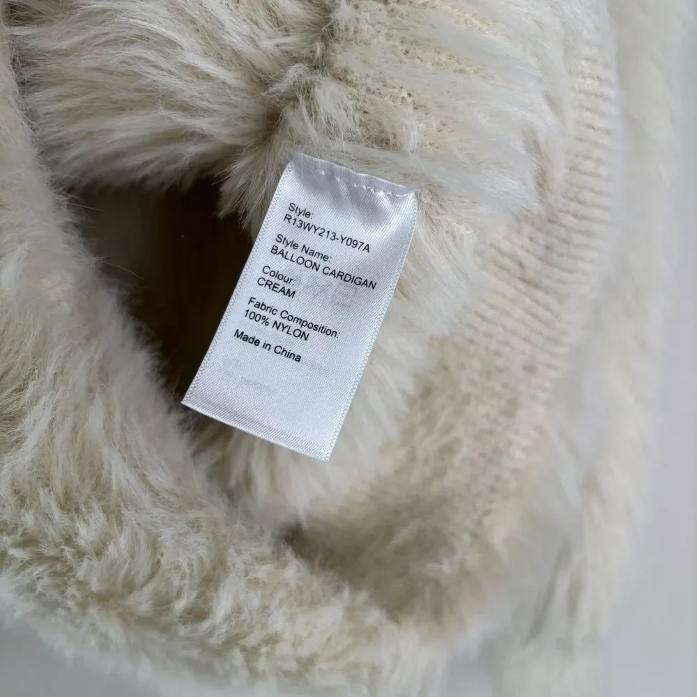 R13 Faux Fur Cardigan